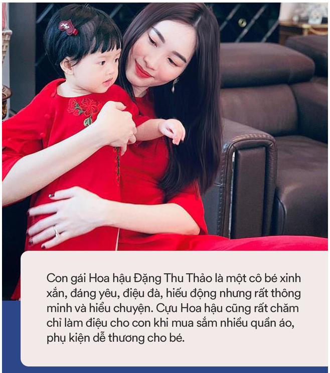 Hoa hậu Đặng Thu Thảo và con gái